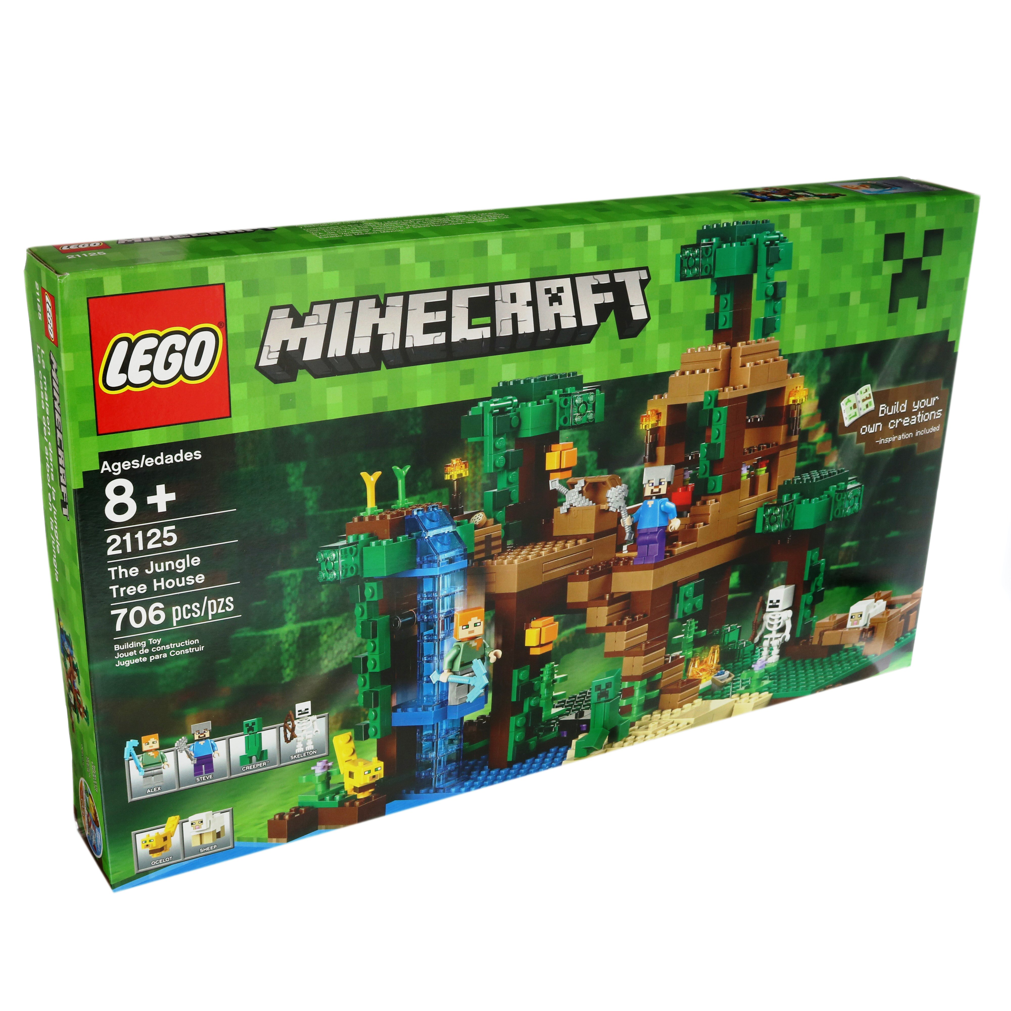 lego minecraft jungle treehouse