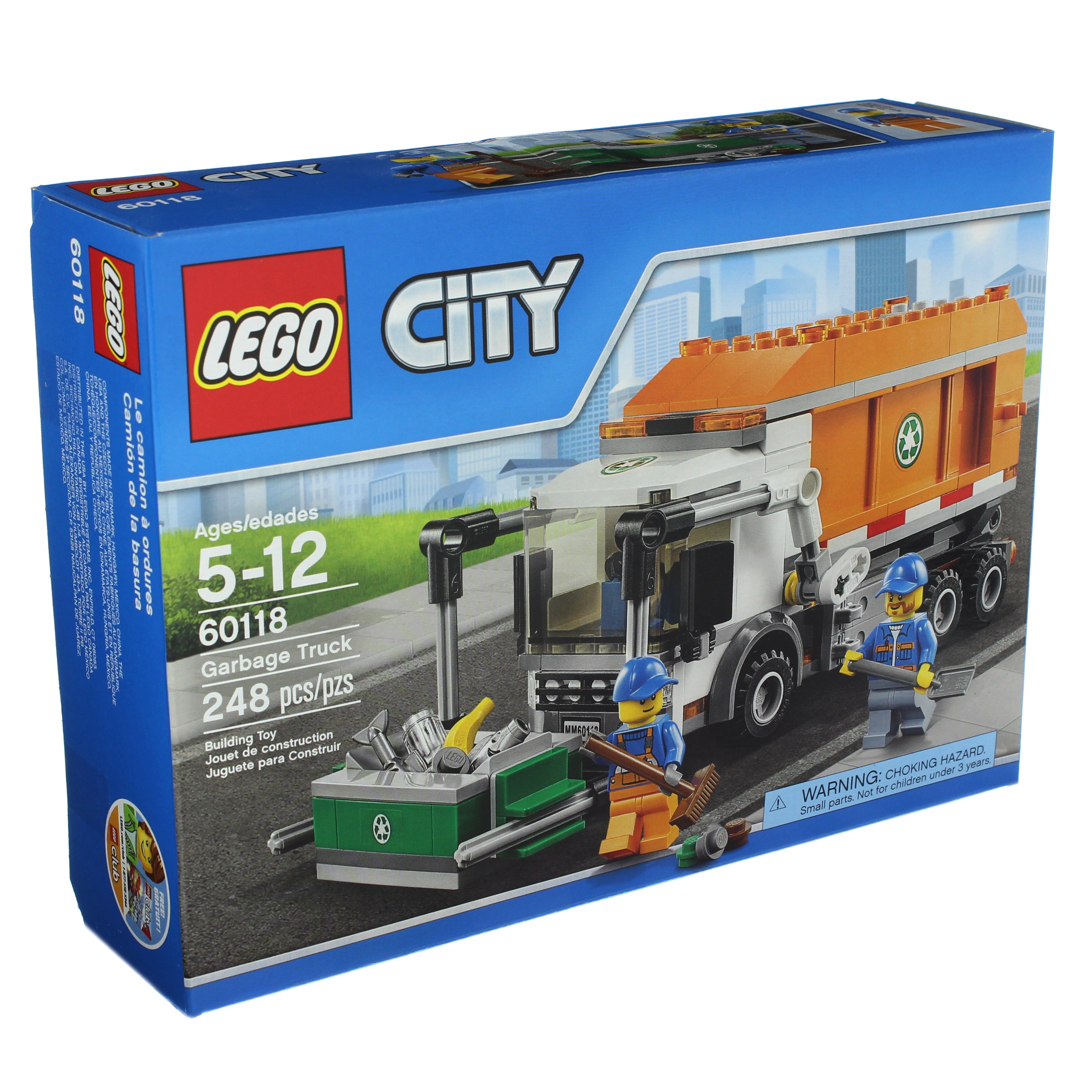 lego city great vehicles garbage truck