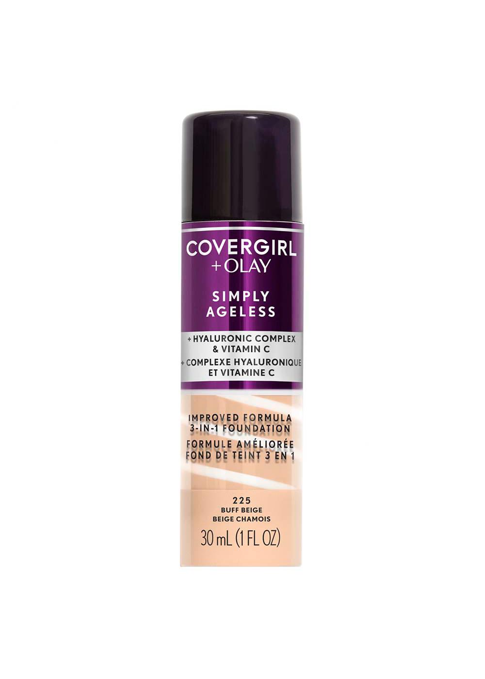 Covergirl Simply Ageless 3-in-1 Liquid Foundation 225 Buff Beige; image 1 of 6