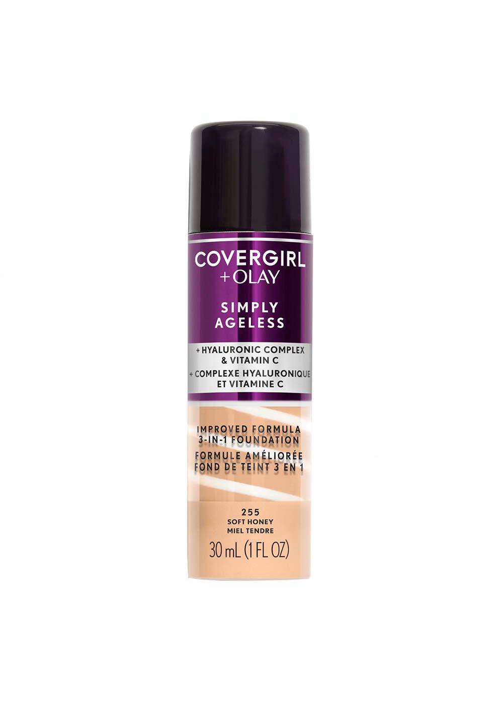 Covergirl Simply Ageless 3-in-1 Liquid Foundation 255 Soft Honey; image 1 of 6
