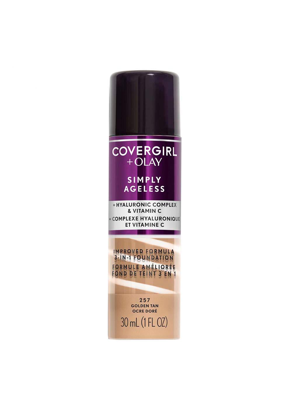 Covergirl Simply Ageless 3-in-1 Liquid Foundation 257 Golden Tan; image 1 of 6