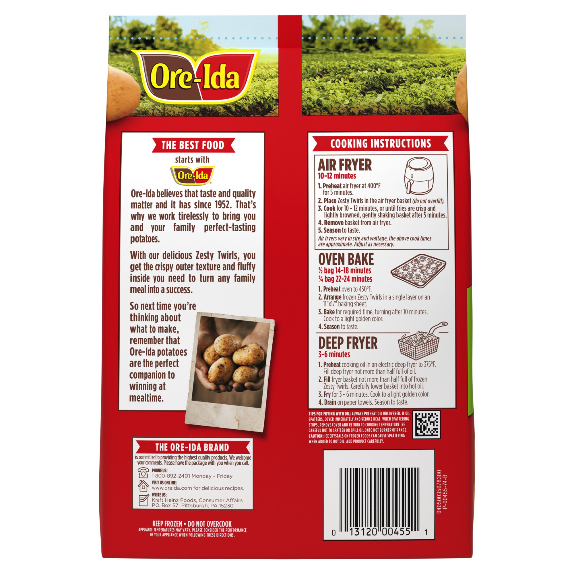 Ore-Ida Zesty Seasoned Curly Fries - Shop Entrees & Sides At H-E-B