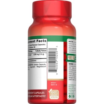 Nature's Truth Triple Strength Apple Cider Vinegar 1200mg Quick-Release Capsules