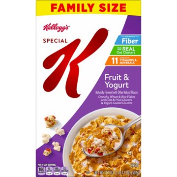 Kellogg's Special K Fruit and Yogurt Cold Breakfast Cereal, 19.1 oz