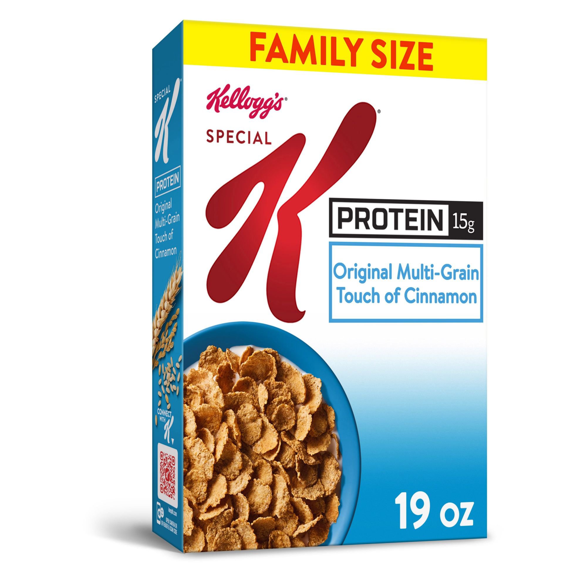 Kellogg's Special K Protein Original Multi-Grain Touch Of Cinnamon ...