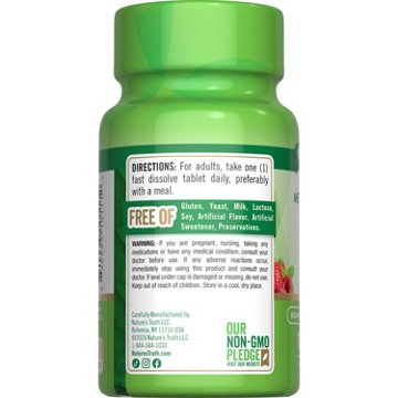 Nature's Truth Methylcobalamin B-12 1000mcg Fast-Dissolve Tablets - Berry Flavor, 120 ct