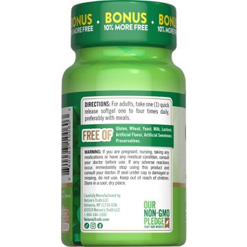 Nature's Truth Enhanced Absorption CoQ-10 100mg Quick-Release Softgels, 50 ct