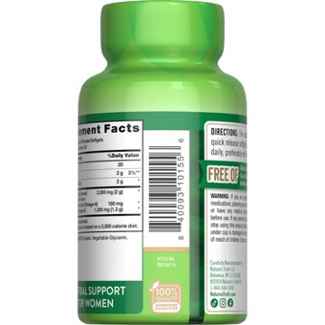 Nature's Truth Cold-Pressed Evening Primrose Oil 2000mg Quick-Release Softgels