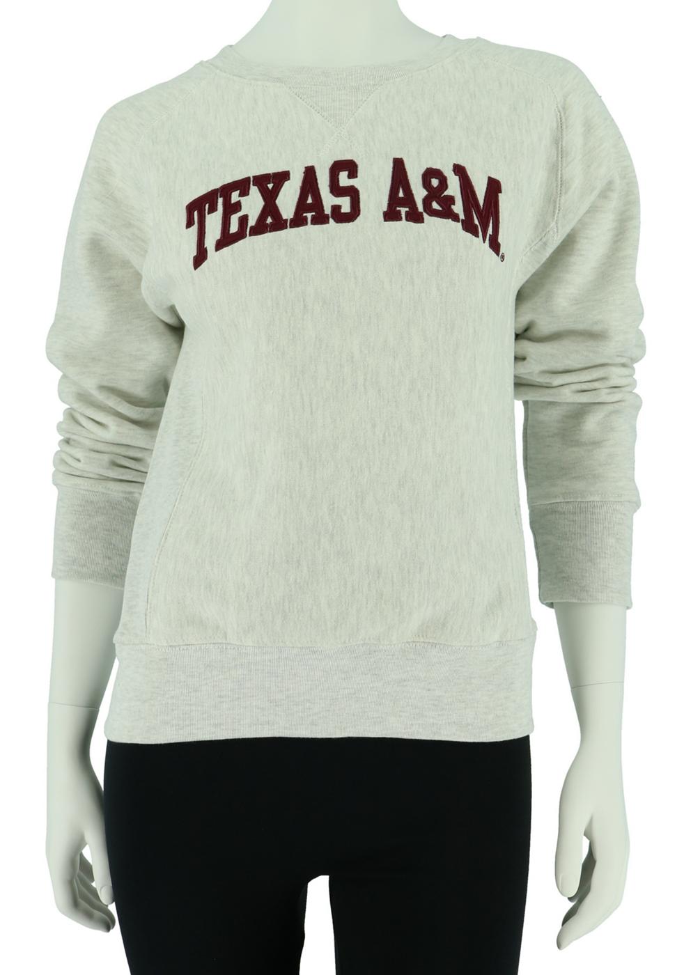 Texas A&M Women's Long Sleeve Relaxed Fit Sweatshirt; image 2 of 2