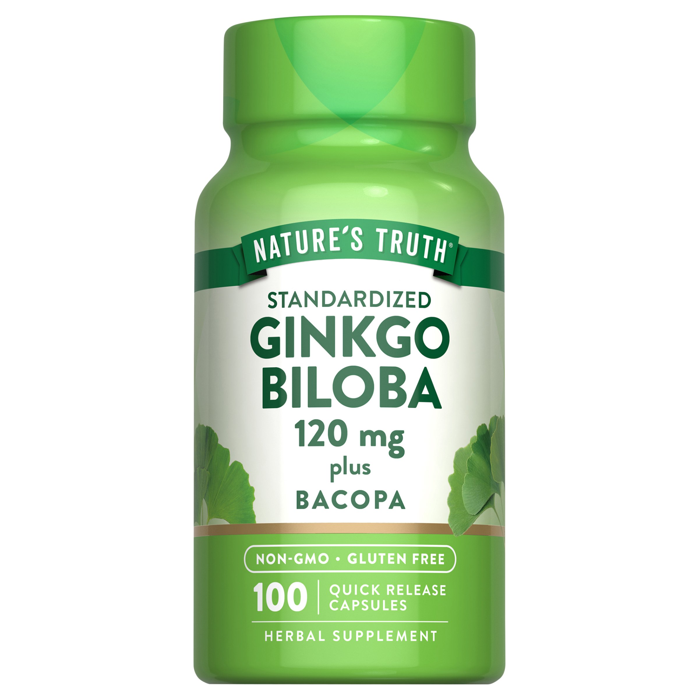 Nature's Truth Standardized Extract Ginkgo Biloba 120 mg Plus Shop