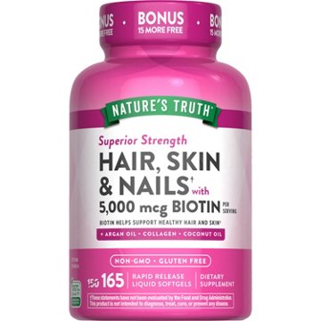 Nature's Truth Hair, Skin & Nails with 5,000 mcg Biotin