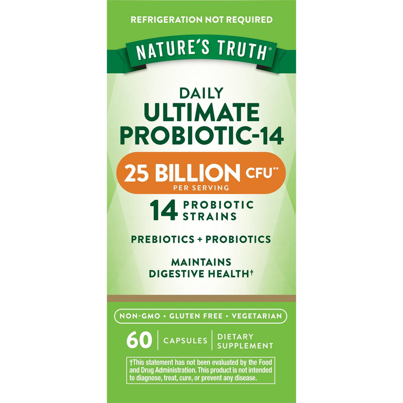 Nature's Truth Ultimate Probiotic-14 Vegetarian Capsules; image 1 of 4