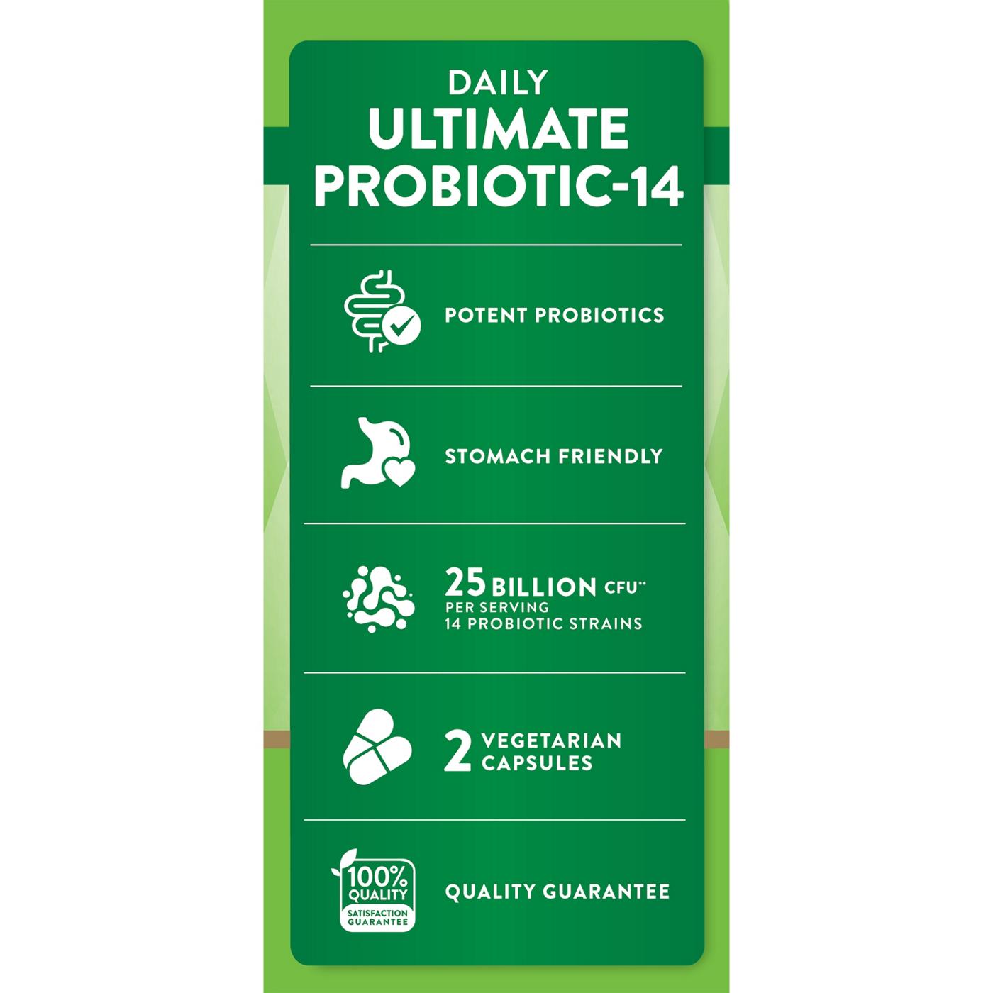 Nature's Truth Ultimate Probiotic-14 Vegetarian Capsules; image 2 of 4