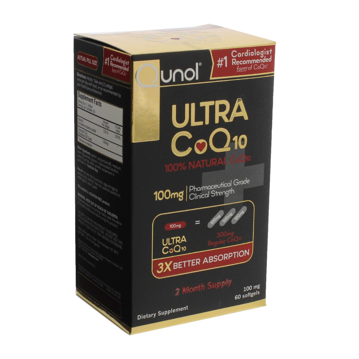 Qunol Ultra Co Q-10 100 mg Softgels; image 1 of 2