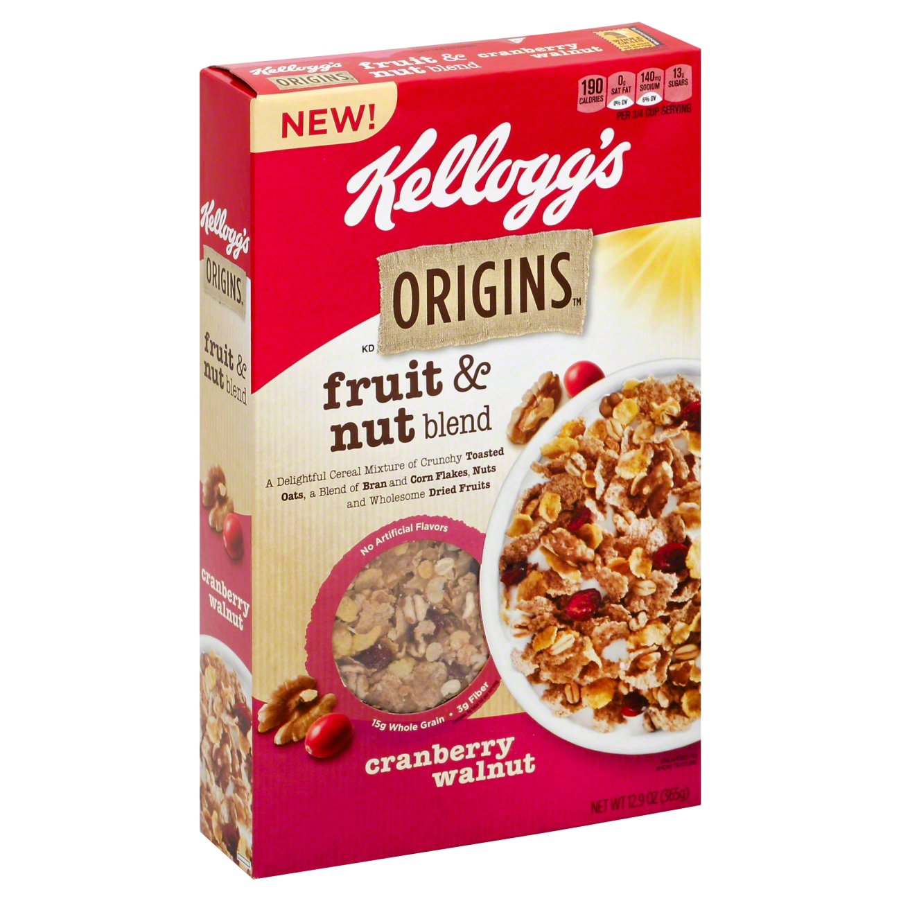 Kellogg's Origins Fruit & Nut Blend Cereal, Cranberry Walnut Shop