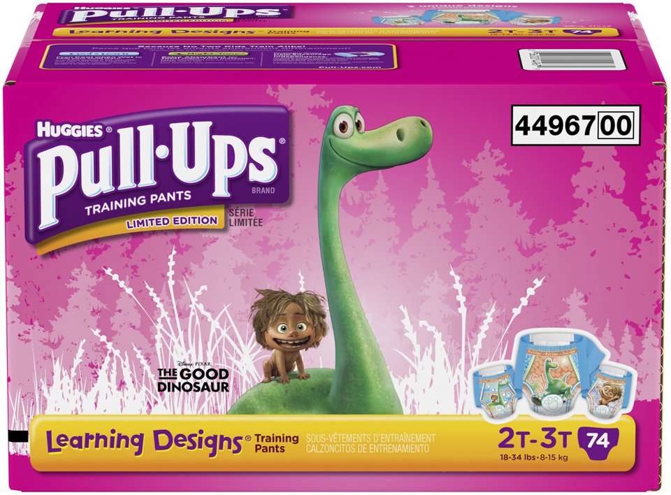 Pull-Ups Learning Designs Good Dinosaur Girls Training Pants 74 pk