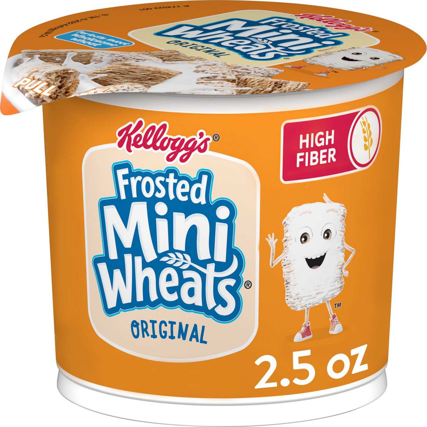 Kellogg's Frosted Mini-Wheats Cereal Cup; image 1 of 5