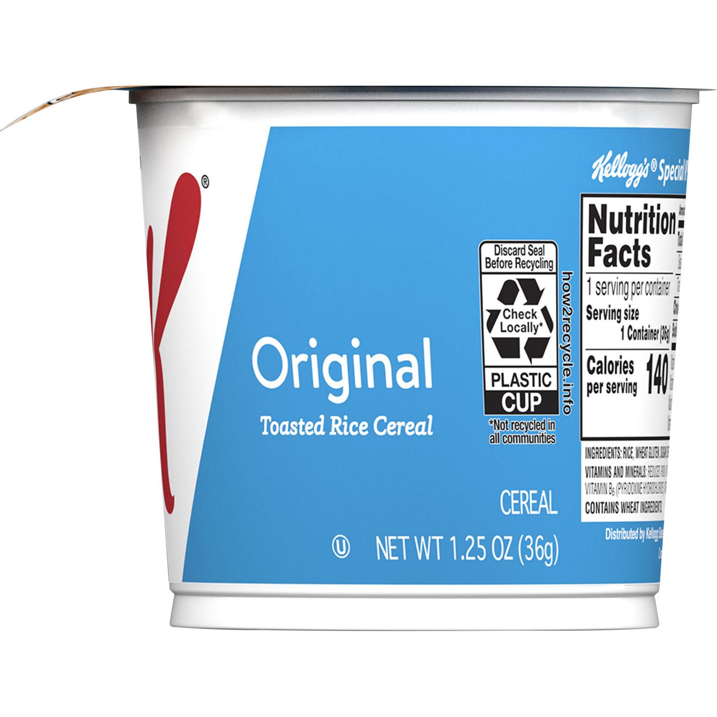 Kellogg's Special K Original Cereal Cup Shop Cereal at HEB