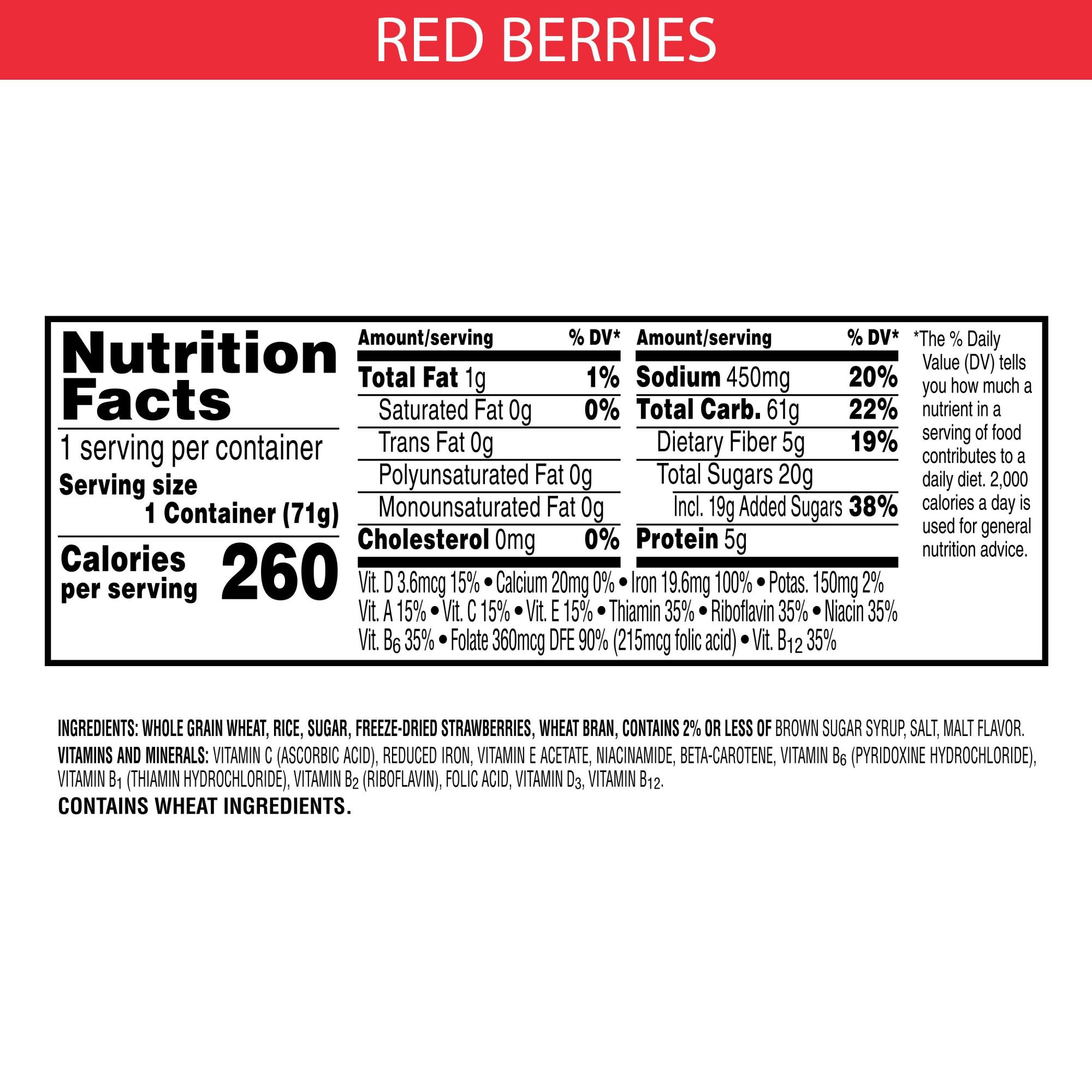 Kellogg's Special K Red Berries Cereal Cup - Shop Cereal At H-E-B