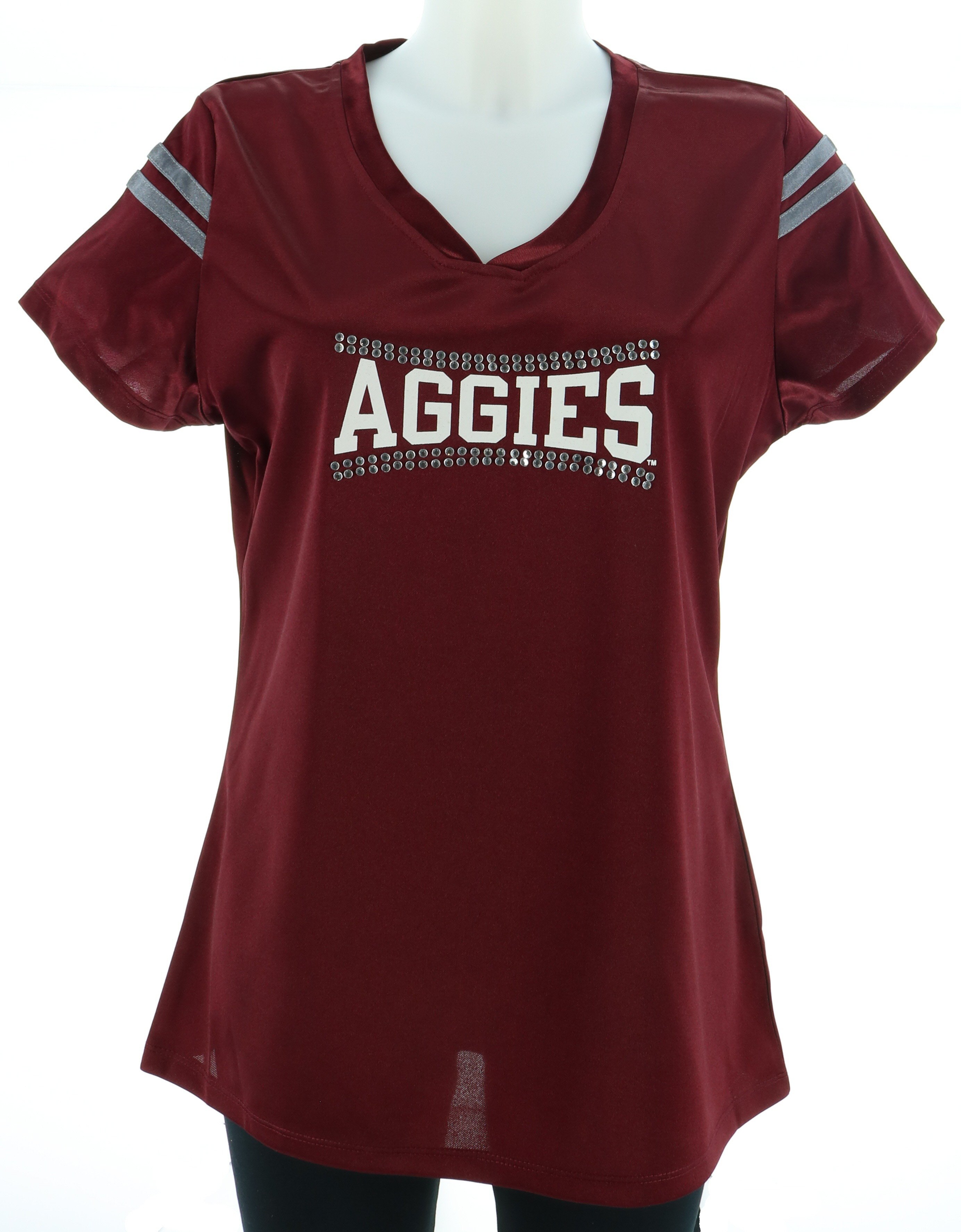 Texas A&M Women's Relaxed Fit VNeck Tee Shop Team Apparel at HEB