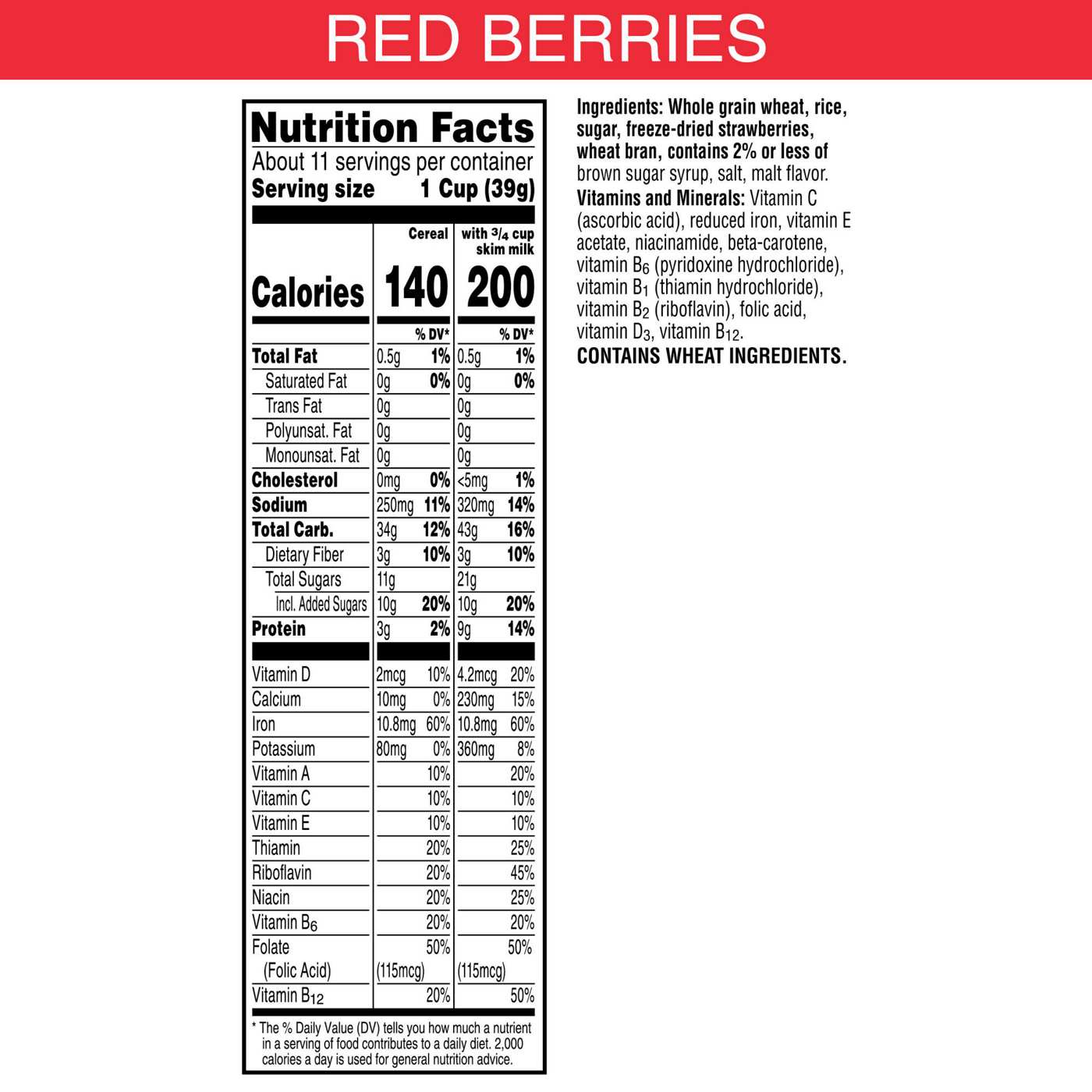 Kellogg's Special K Red Berries Cold Breakfast Cereal; image 14 of 14