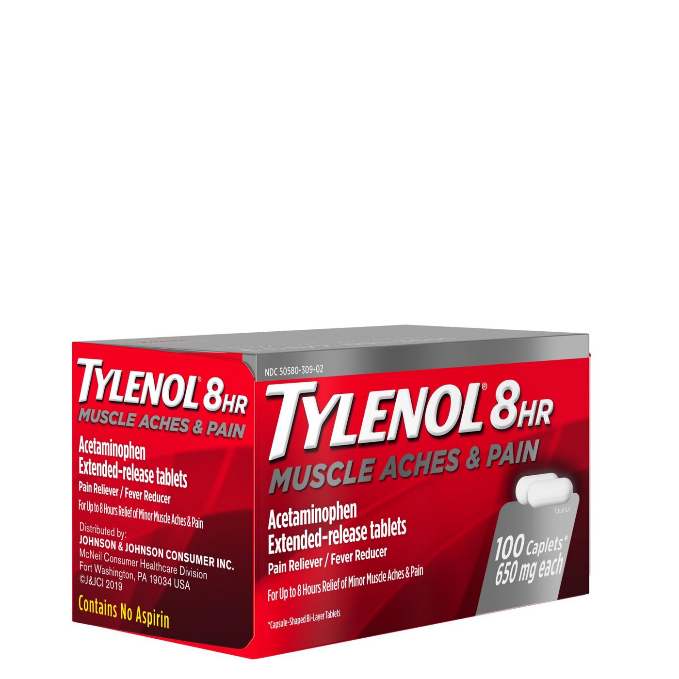 Tylenol 8 HR Muscle Aches & Pains Shop Pain relievers at HEB
