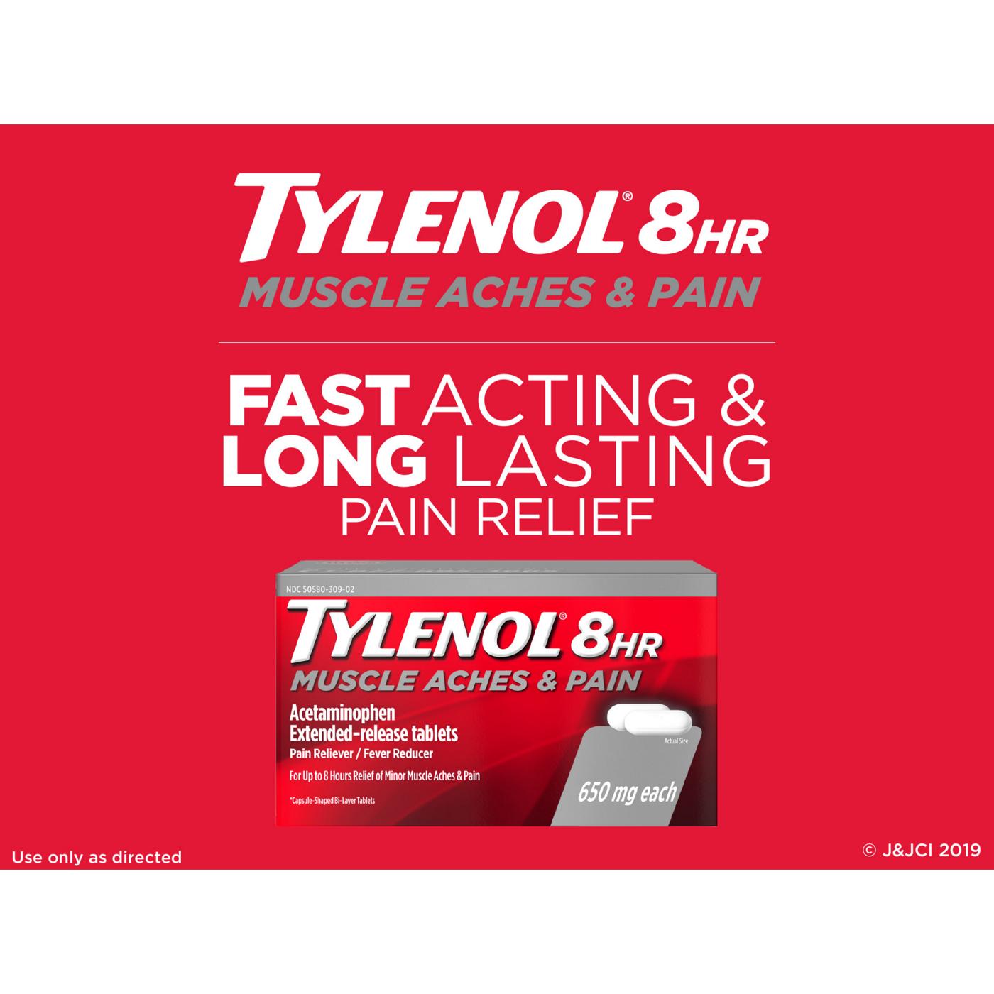 Tylenol 8 HR Muscle Aches & Pains Shop Pain relievers at HEB