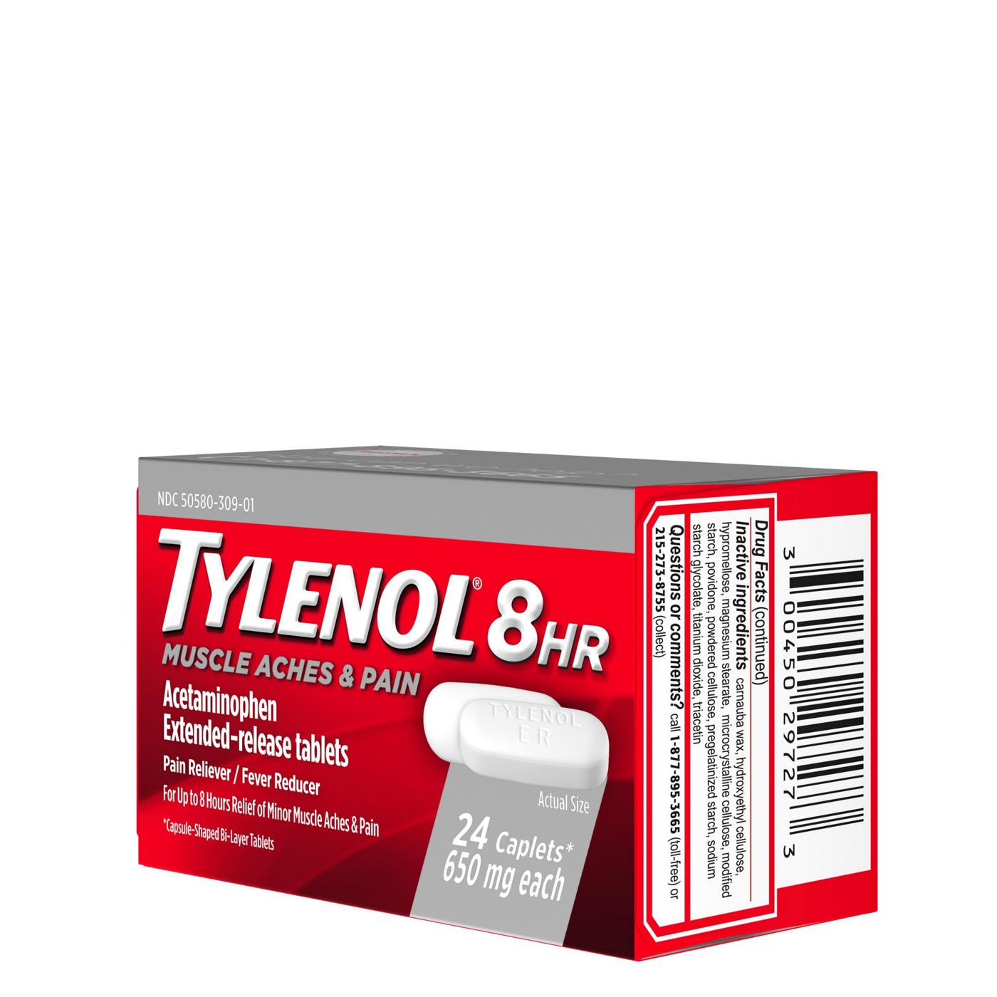 Tylenol 8 HR Muscle Aches & Pains - 650 mg; image 4 of 8