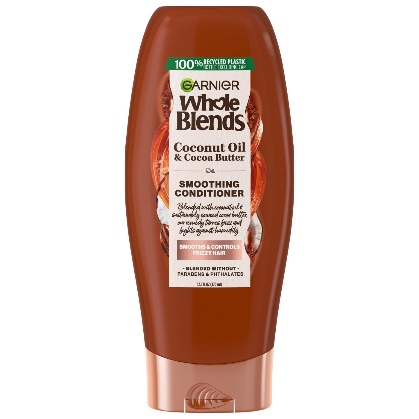 Garnier Whole Blends Smoothing Conditioner, Coconut Oil and Cocoa Butter; image 1 of 11