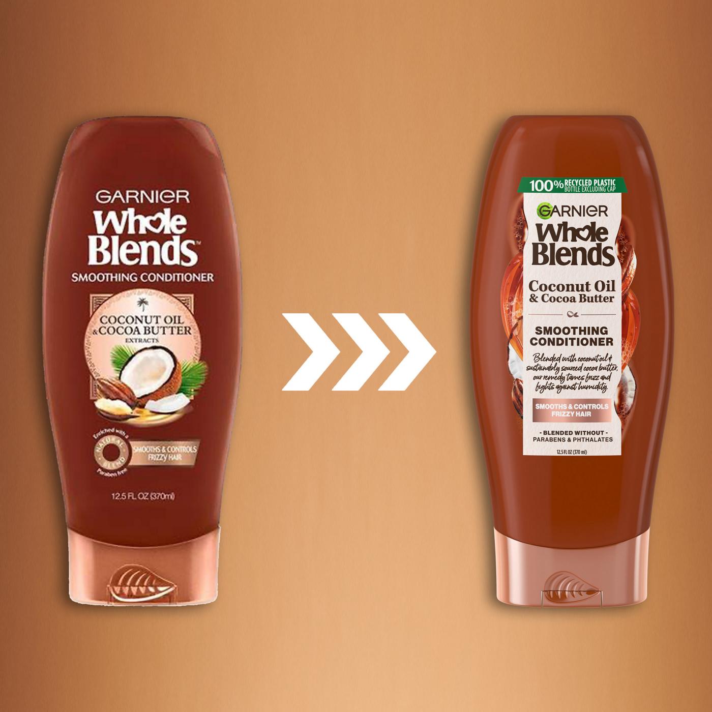 Garnier Whole Blends Smoothing Conditioner, Coconut Oil and Cocoa Butter; image 6 of 11