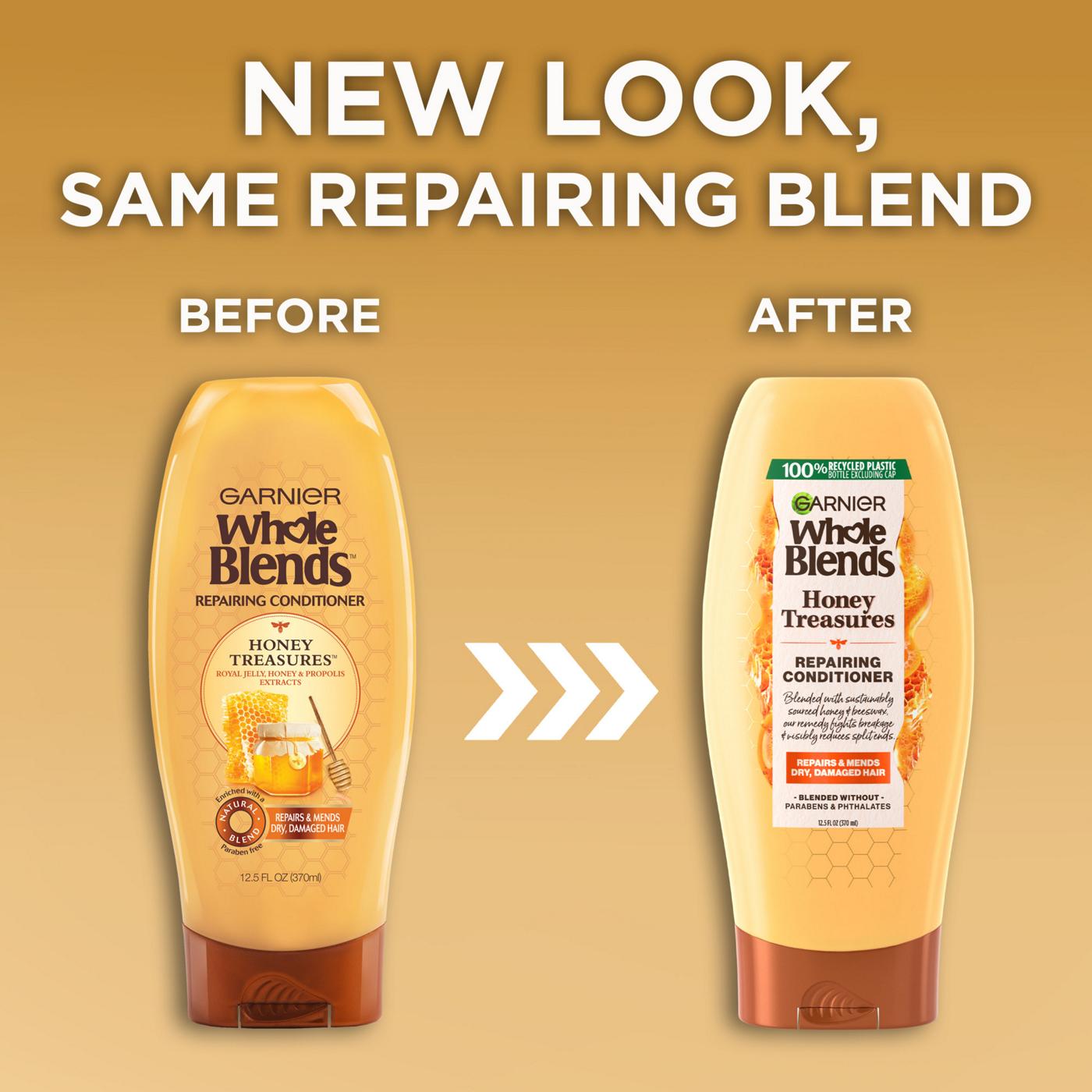 Garnier Whole Blends Honey Treasures Repairing Conditioner; image 9 of 10