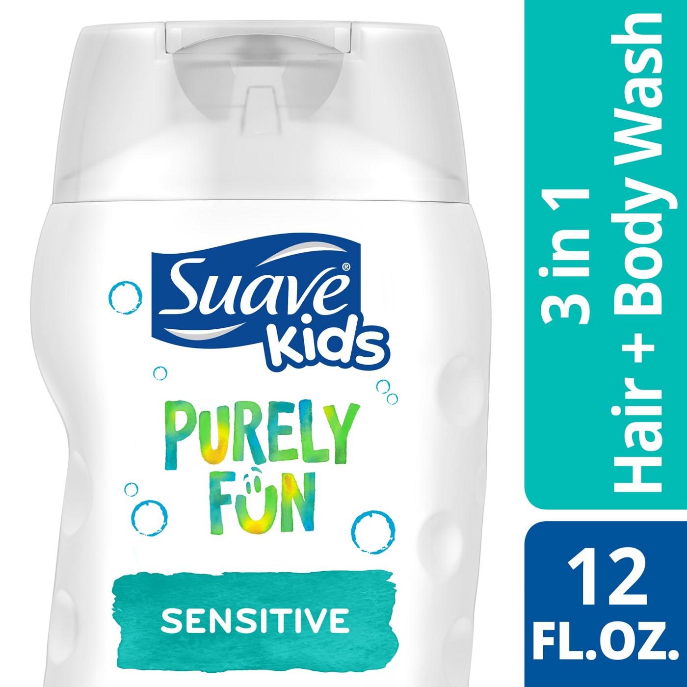 Suave Kids Purely Fun Sensitive 3 in 1 Shampoo Conditioner Body Wash; image 4 of 4