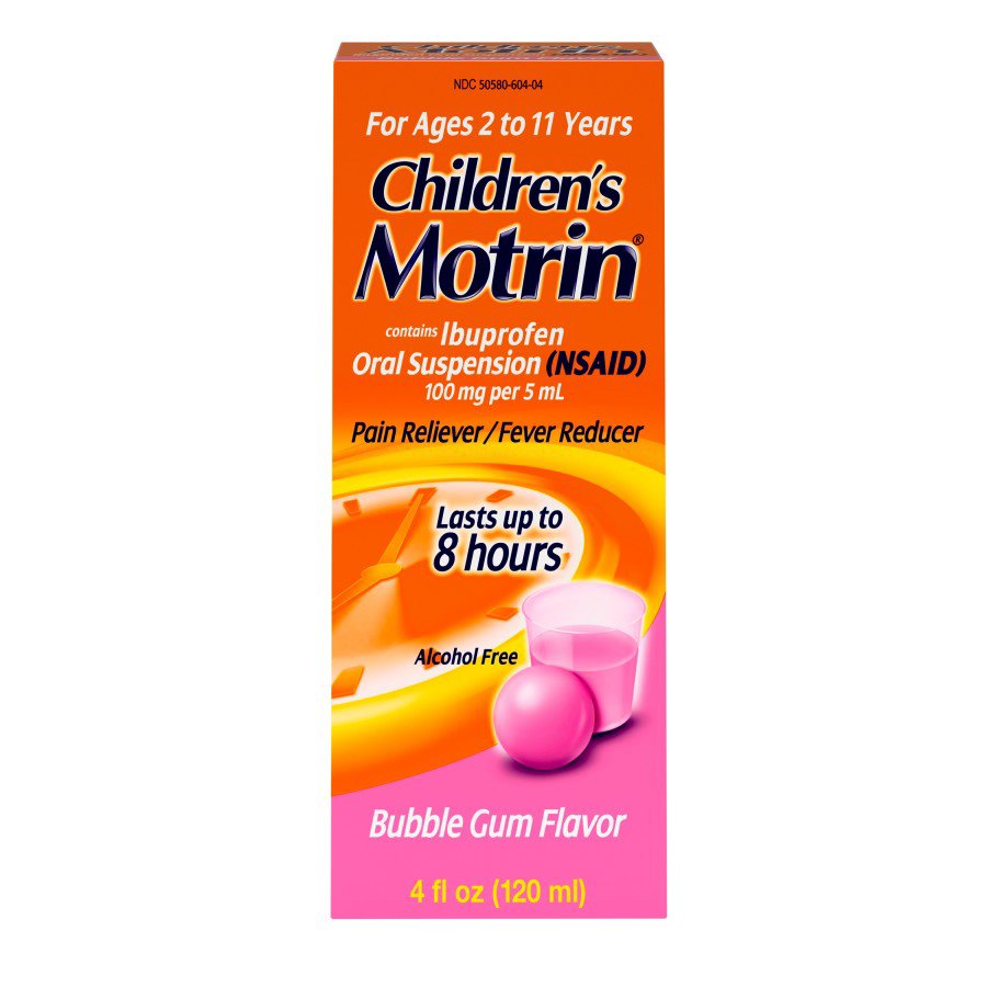 Children S Motrin Oral Suspension Bubble Gum Shop Pain Relievers At H E B