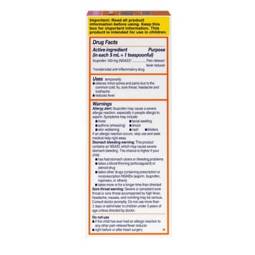 Motrin Children's Ibuprofen Liquid Medicine - Bubblegum