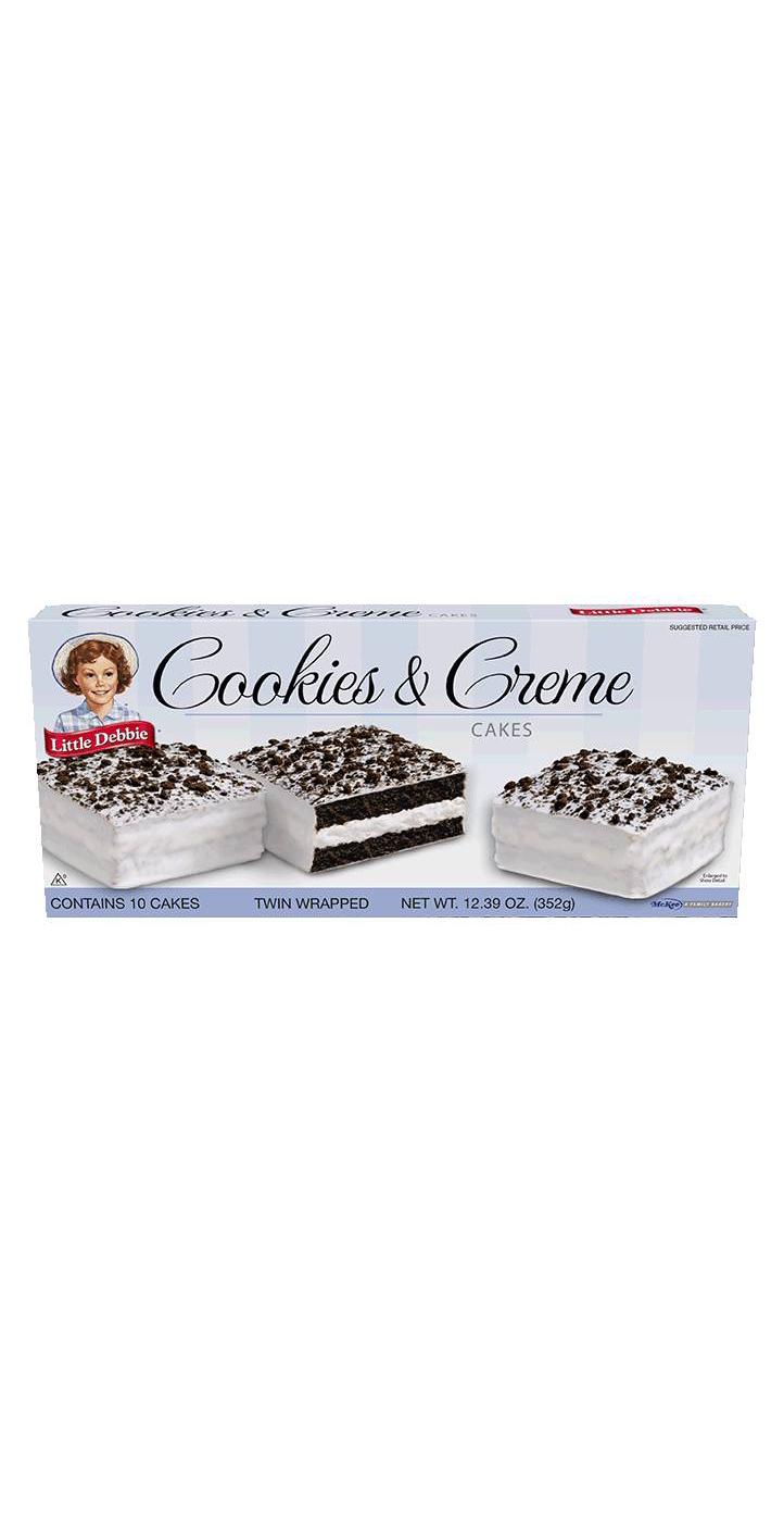 Little Debbie Cookies & Creme Cakes; image 1 of 3