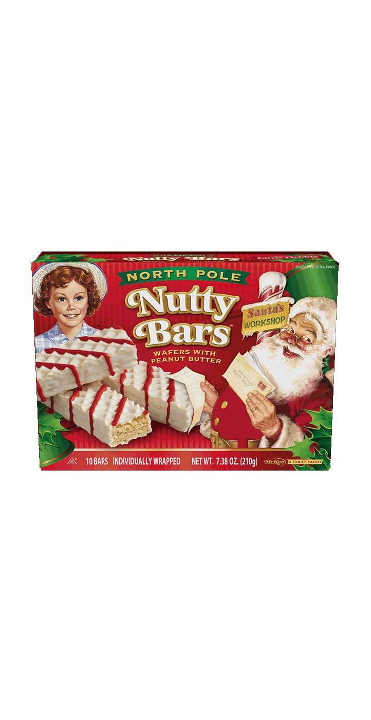 Little Debbie North Pole Nutty Bars; image 1 of 3