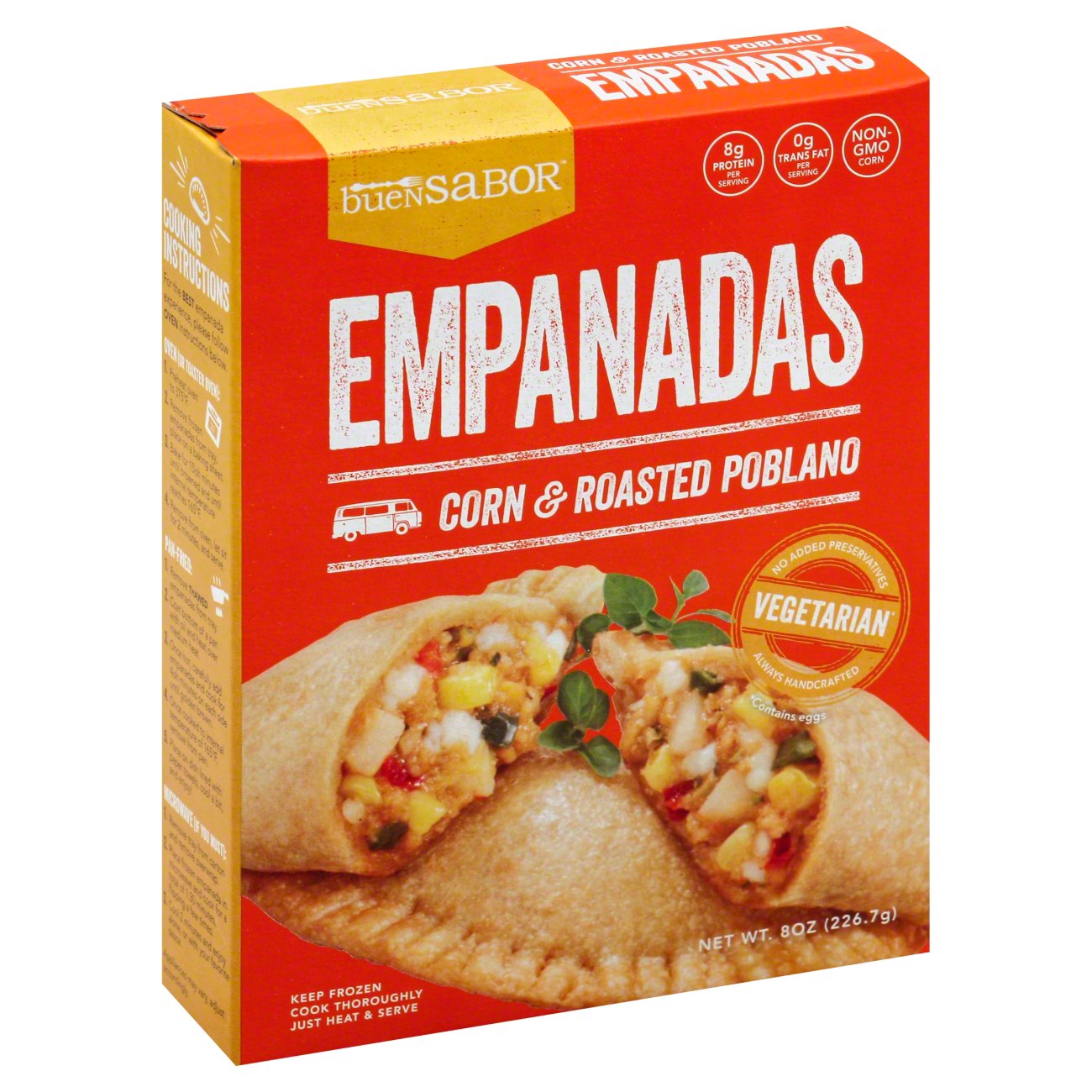 Buen Sabor Corn & Roasted Poblano Empanadas - Shop Entrees & sides at H-E-B