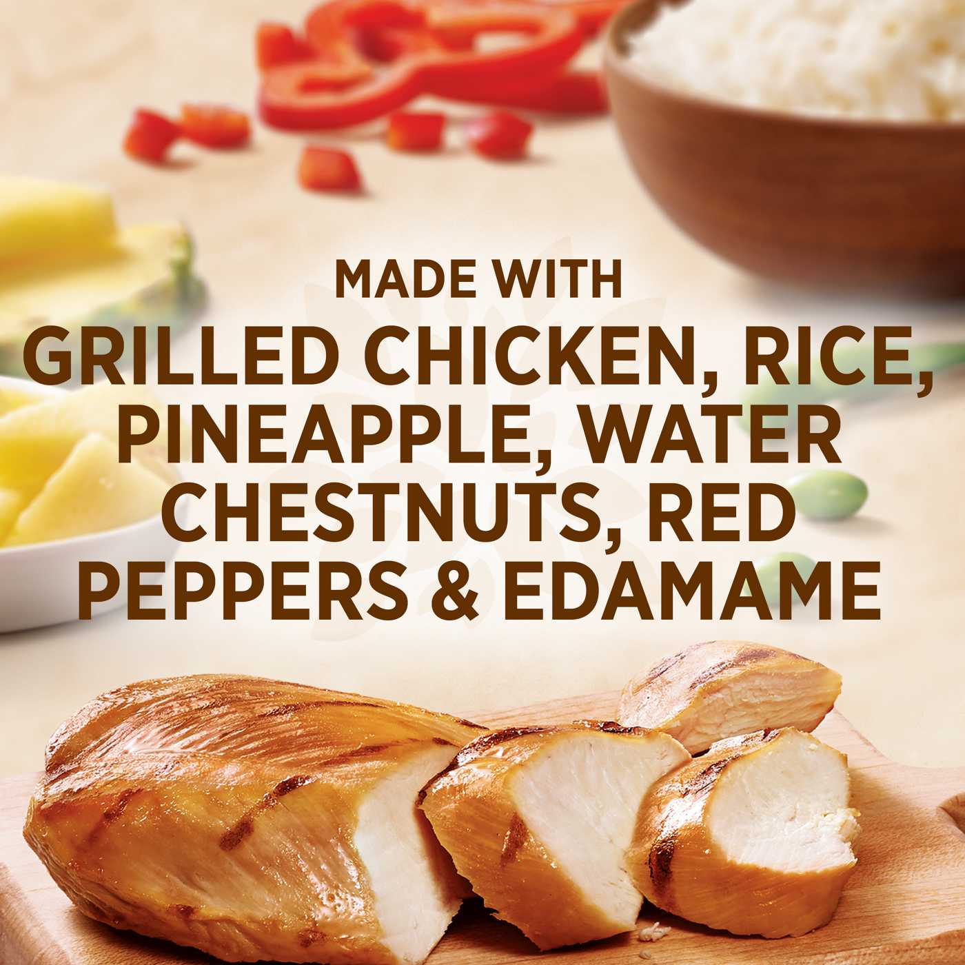 Healthy Choice Café Steamers Pineapple Chicken Frozen Meal; image 3 of 7