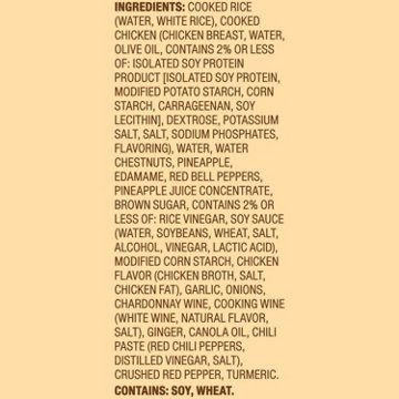 Healthy Choice Cafe Steamers Pineapple Chicken Frozen Meal
