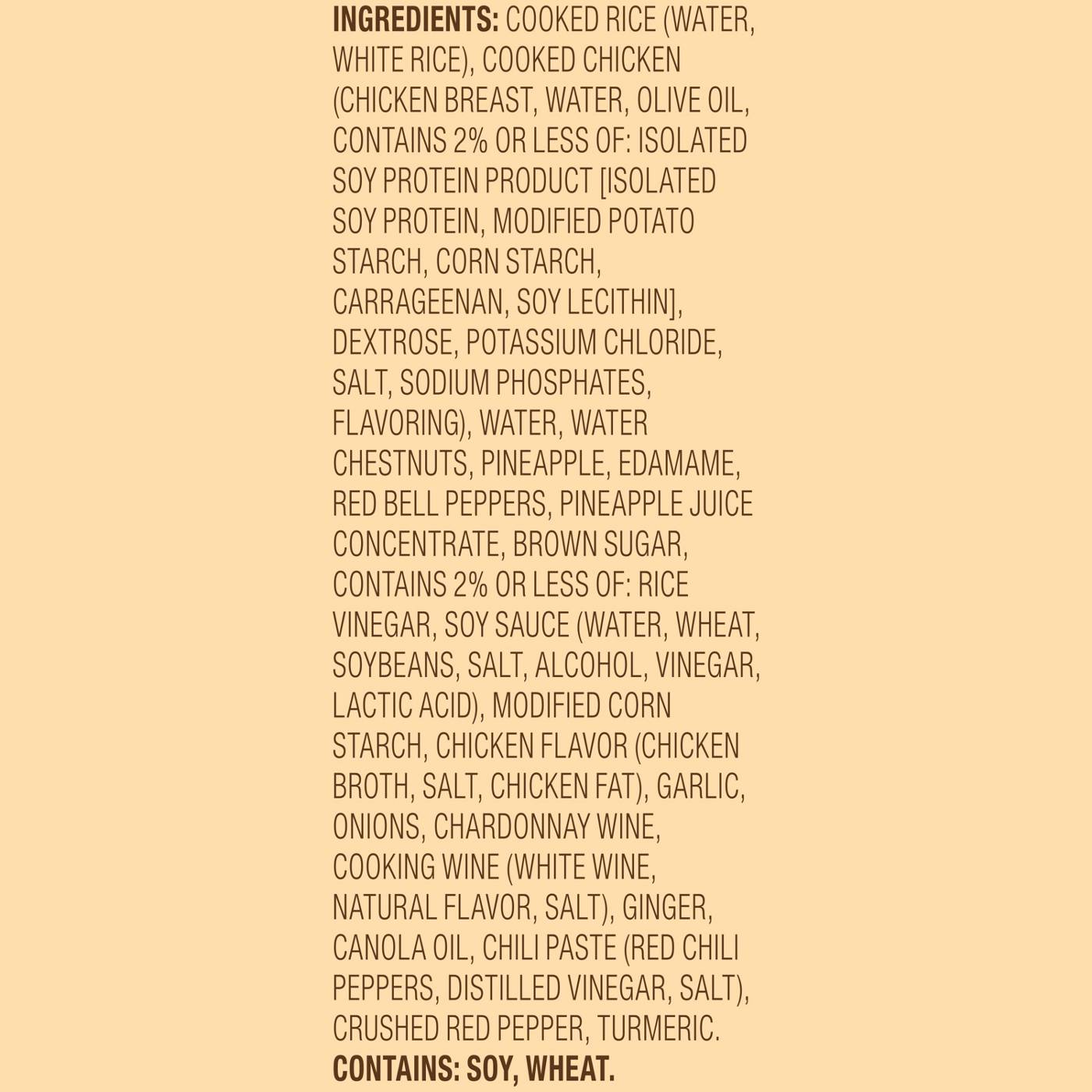 Healthy Choice Café Steamers Pineapple Chicken Frozen Meal; image 7 of 7