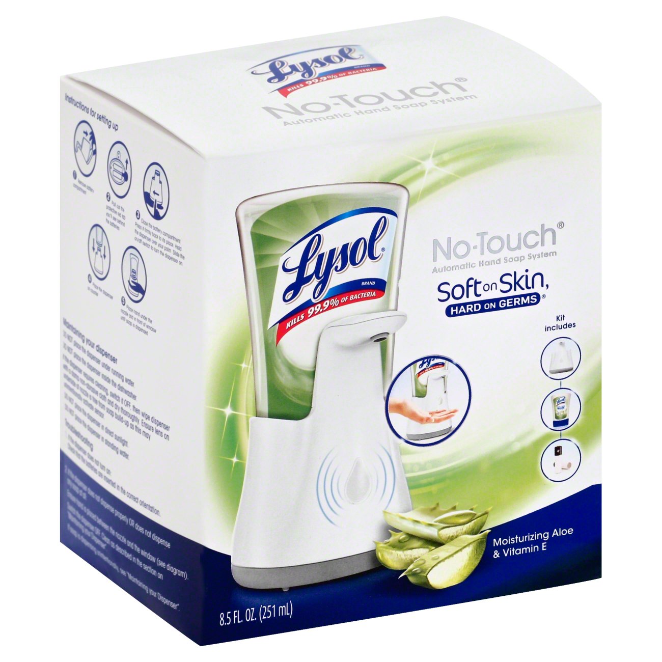 Lysol No Touch Hand Atomatic Hand Soap System Aloe Vitamin E Shop   001942056