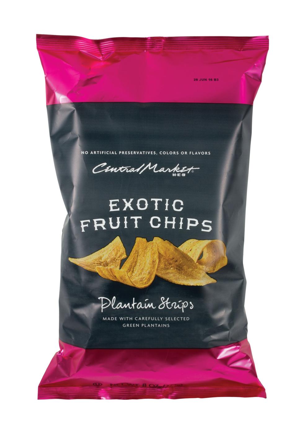 Central Market Plantain Strips Exotic Fruit Chips; image 1 of 2