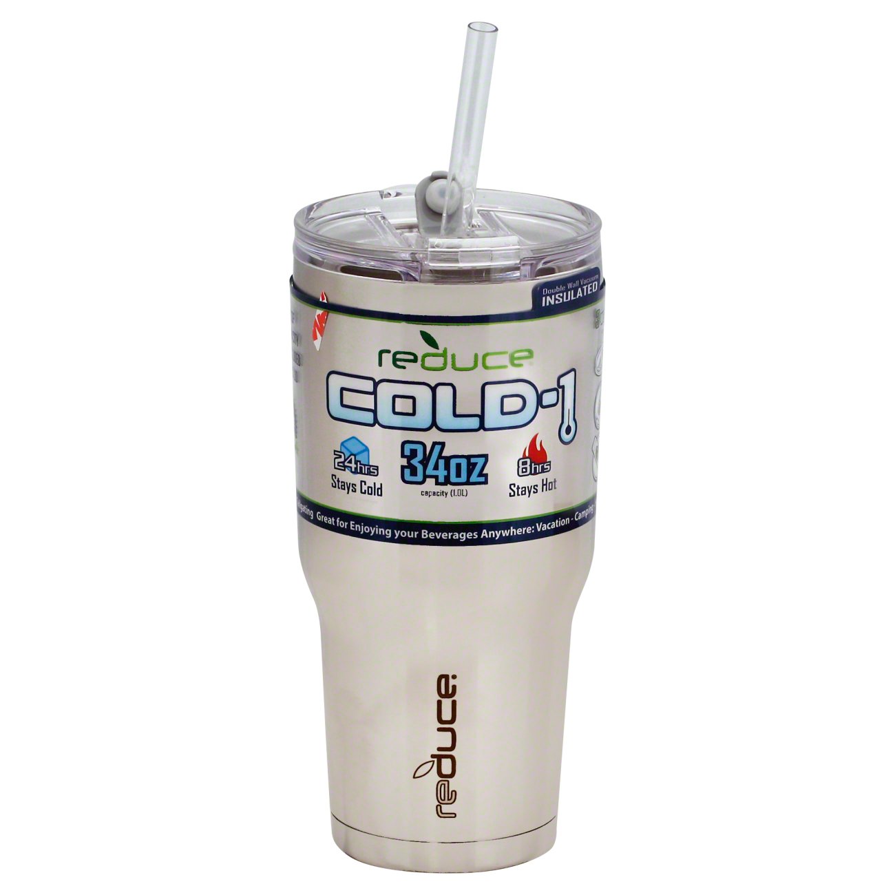 Reduce Cold1 Tumbler with Handle - Mineral Blue - Shop Cups & Tumblers at  H-E-B