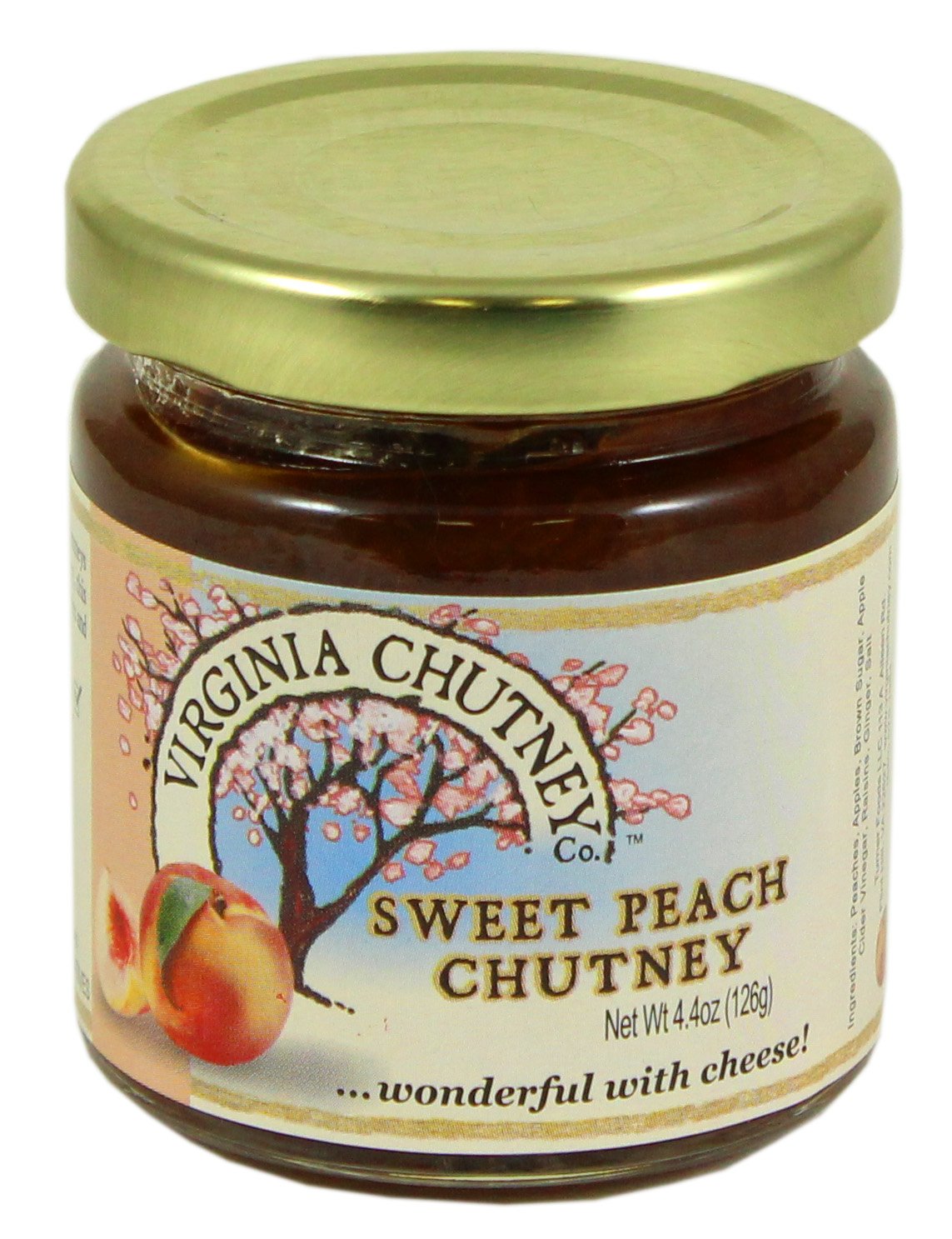 The Virginia Chutney Co Sweet Peach Chutney Shop Jelly & Jam at HEB