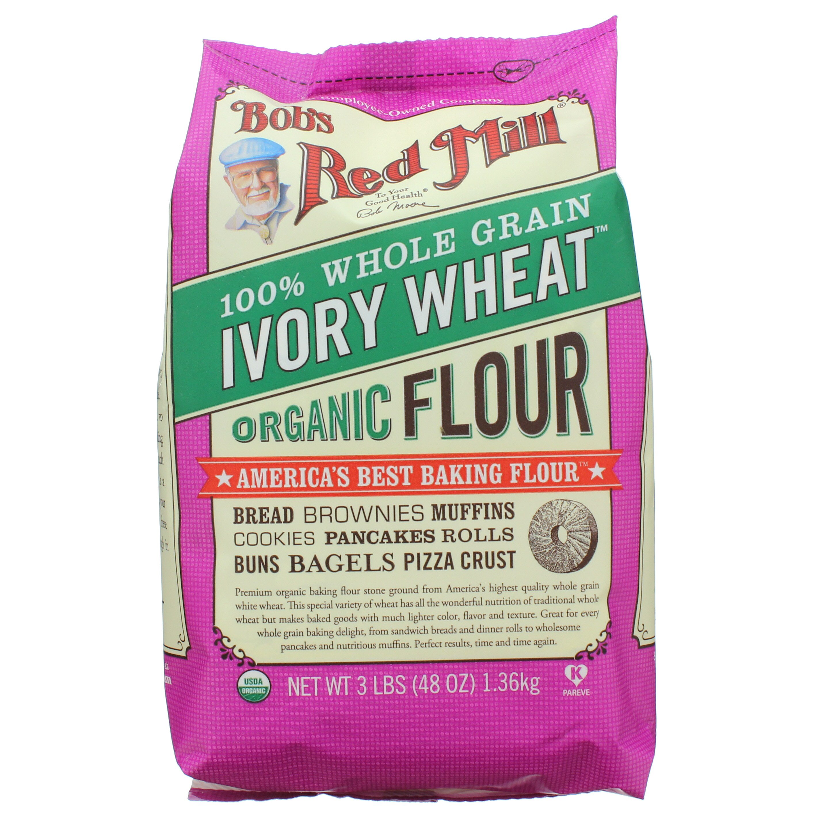 Bob's Red Mill Organic Ivory Wheat Flour Shop Flour at HEB