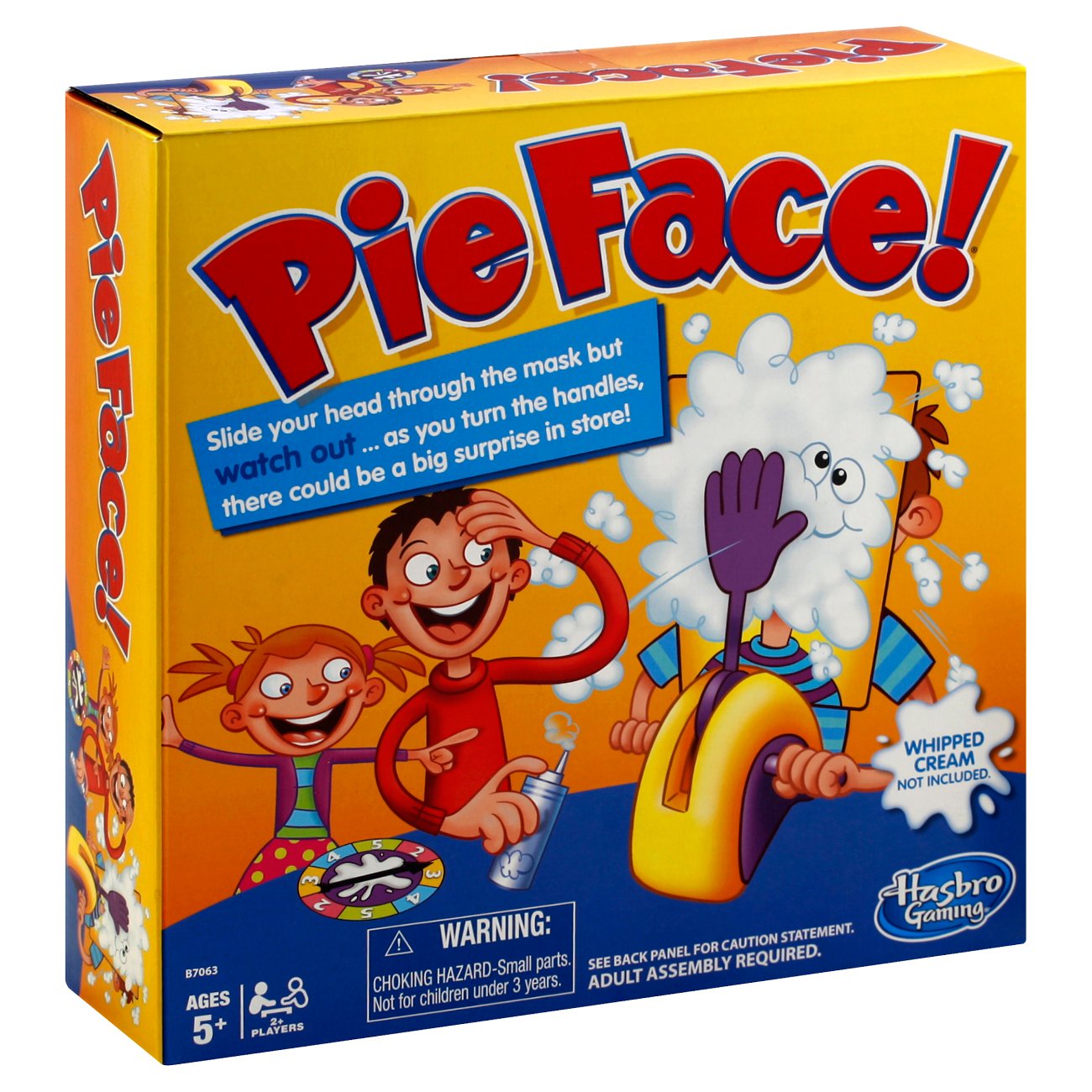new pie face game