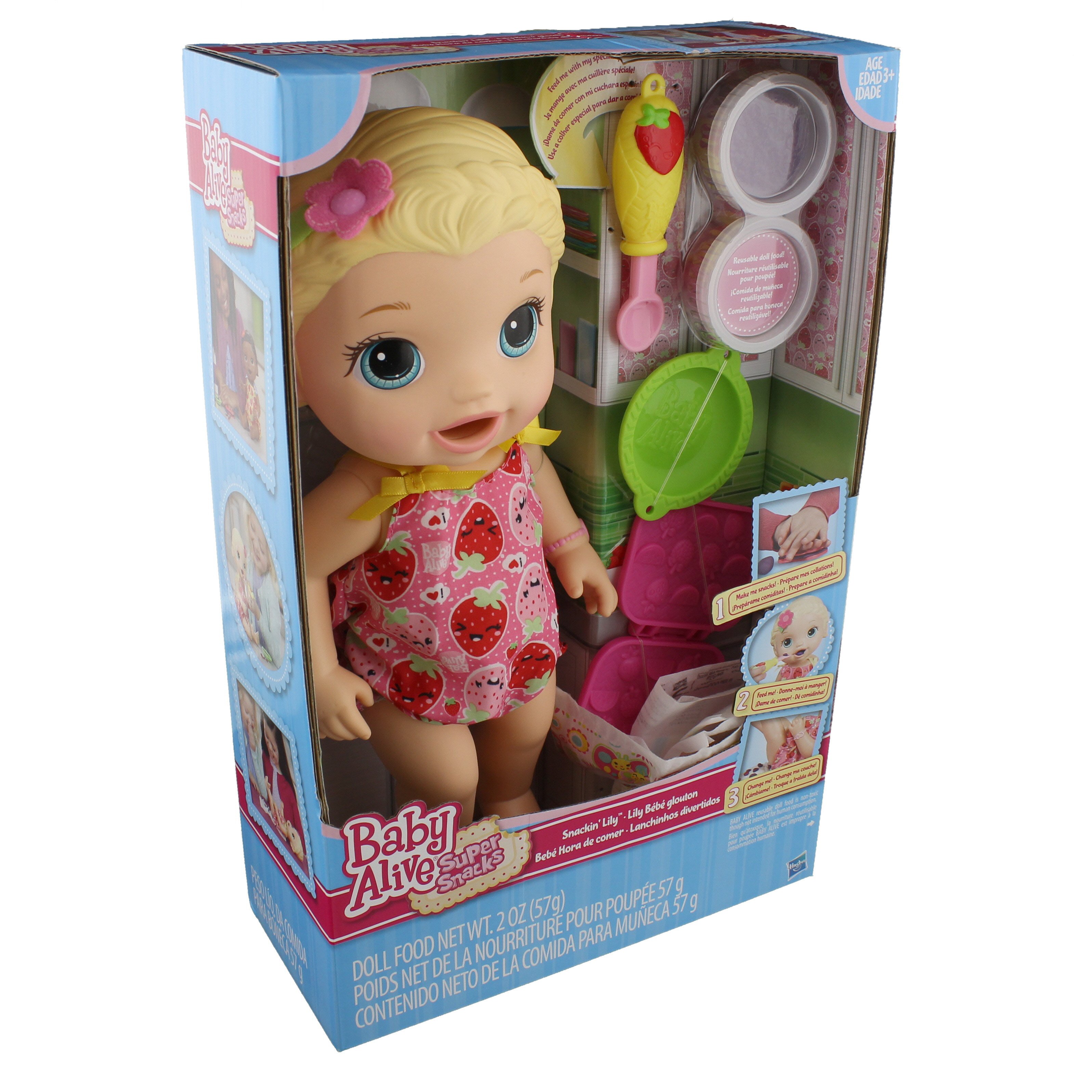 snack and lily doll baby alive