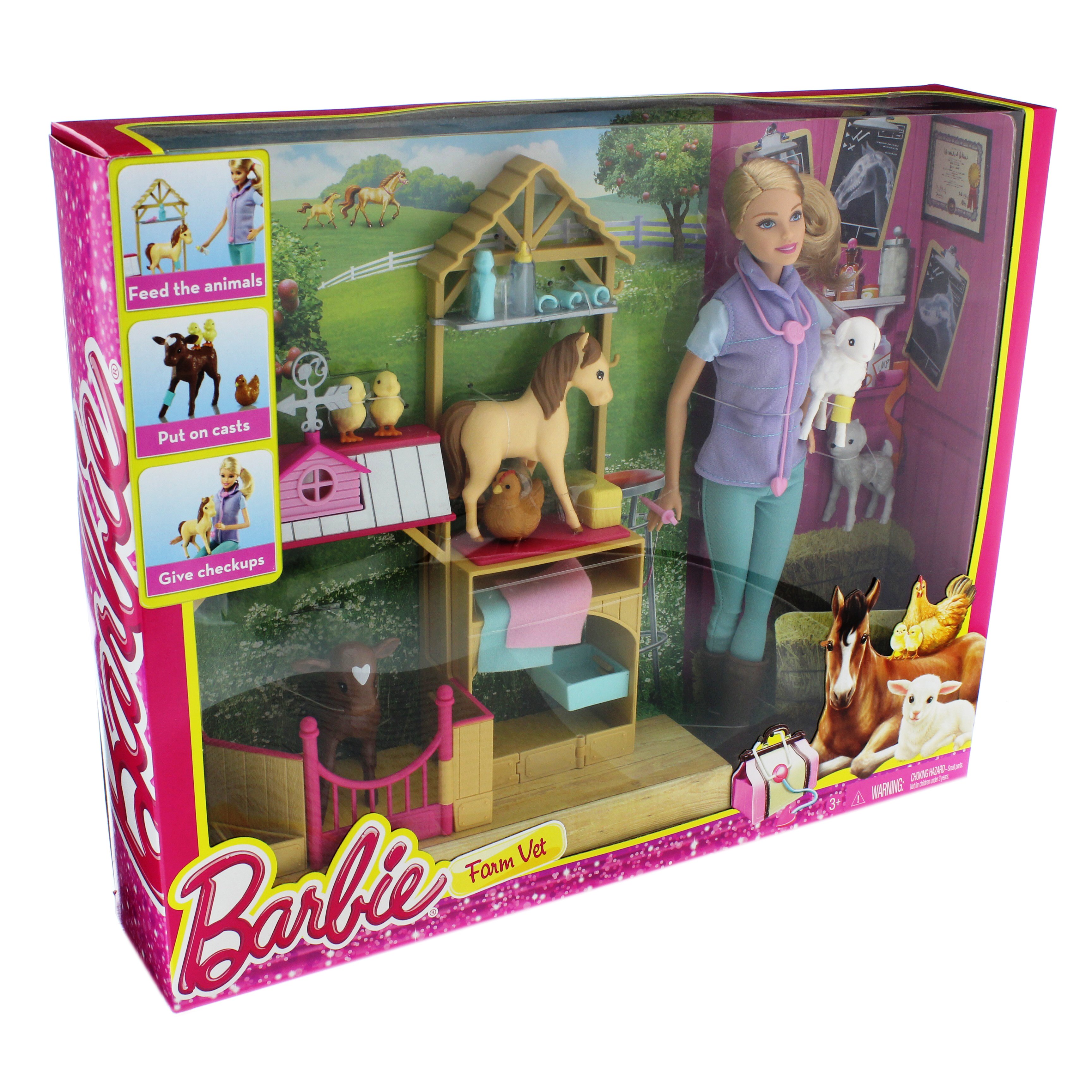 barbie farm pets