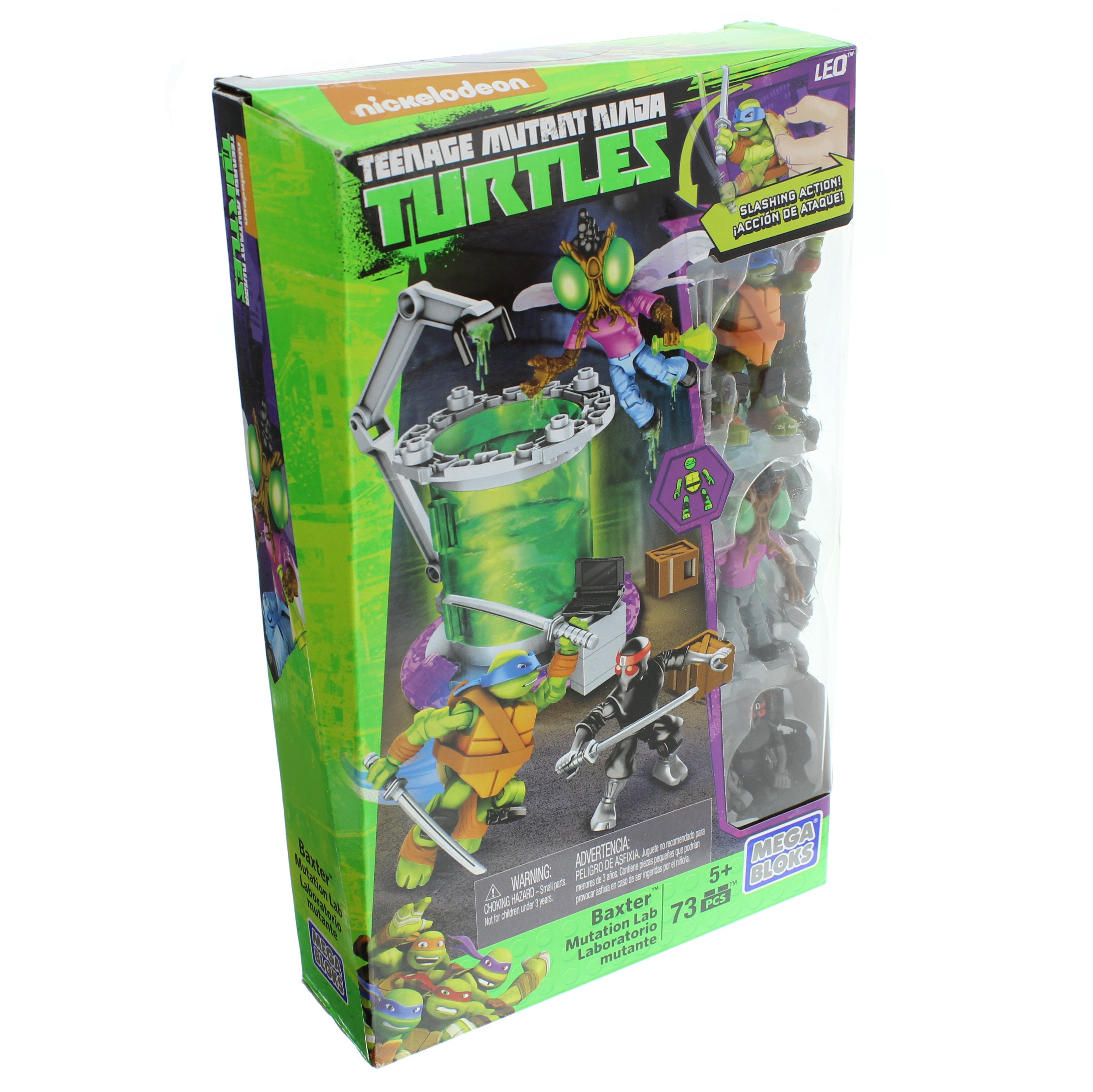 Mega Bloks Teenage Mutant Ninja Turtles Baxter's Mutation Chamber ...