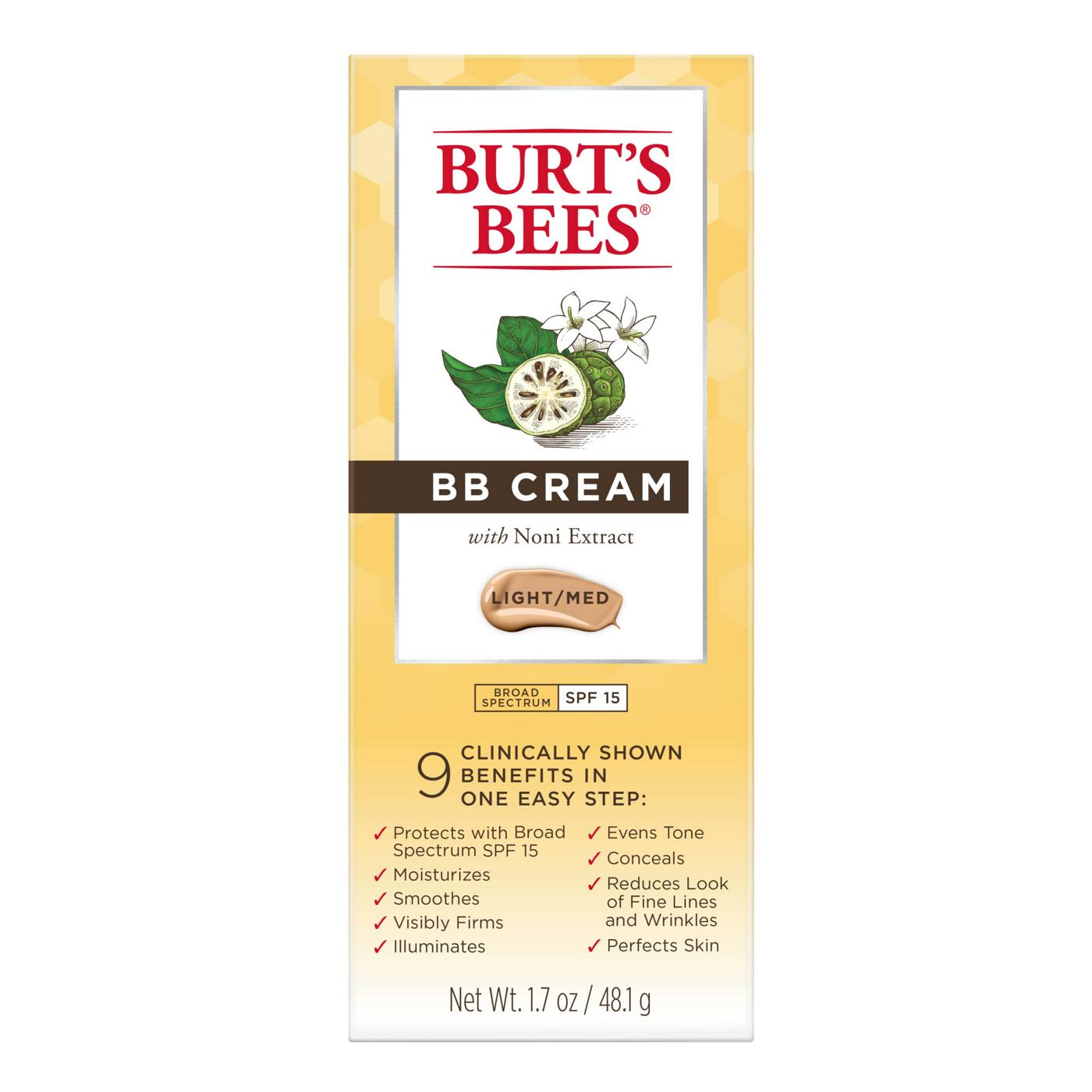 Burt's Bees BB Cream with SPF 15, Light/Medium; image 1 of 7